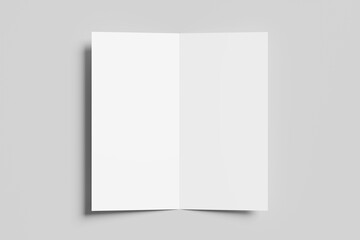 Blank DL Bi-Fold Mockup