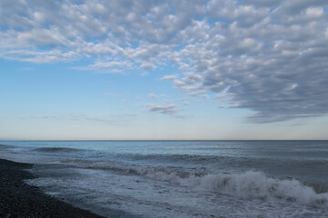 clouds over the sea