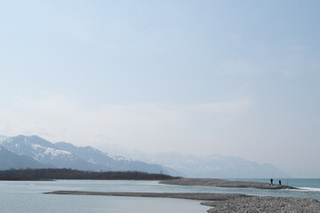 lake in the mountains