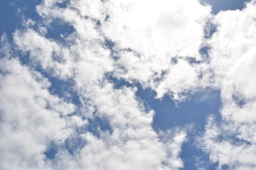 Blue Sky Cloud Fine Weather Environment	
