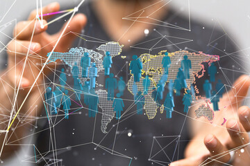 Structure of world economy, communication network..