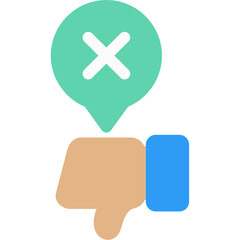 Obraz premium Disagree Icon