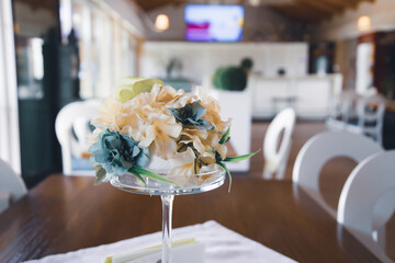 Interior of a modern urban restaurant