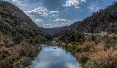 Fototapeta na wymiar Canyon river