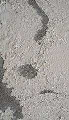 Old wall with cement surface crack. Wall color paint surface  crack. Old cement wall abstract background.