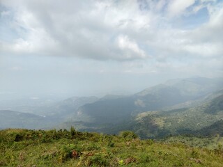 landscape with clouds