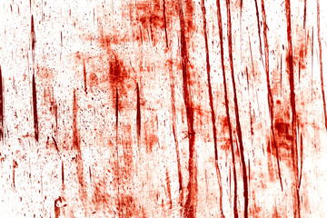 Red background, Scary bloody wall. white wall with blood splatter for halloween background.