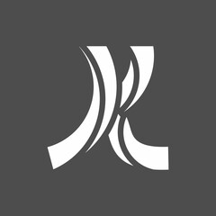 initial or alphabet k for logo design inspiration