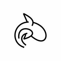 Whale icon logo vector template. Humpback whale, whale tail, ocean giant fish icon logo.