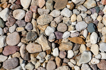 Gravel stones texture