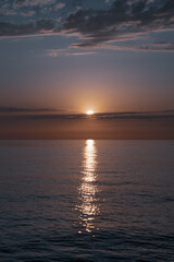 Fototapeta premium sunset over the sea