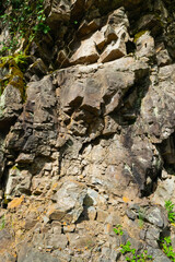 rock in the mountains