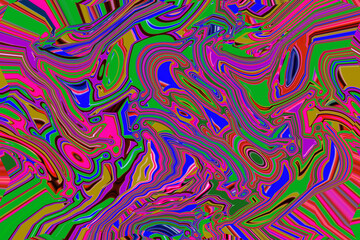 Abstract and contemporary digital art design