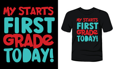 My starts first grade today