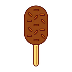 chocolate ice cream stick