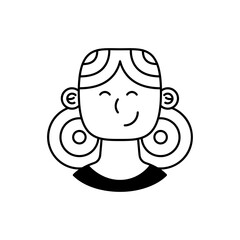 blond woman avatar character