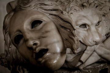 Ancient theatre mask