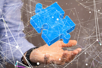 Concept for business strength and success..