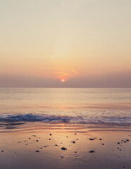 Swanage Beach At Sunrise