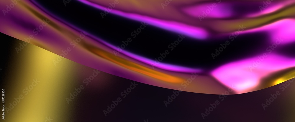 Poster abstract fluid gradient shape flowing