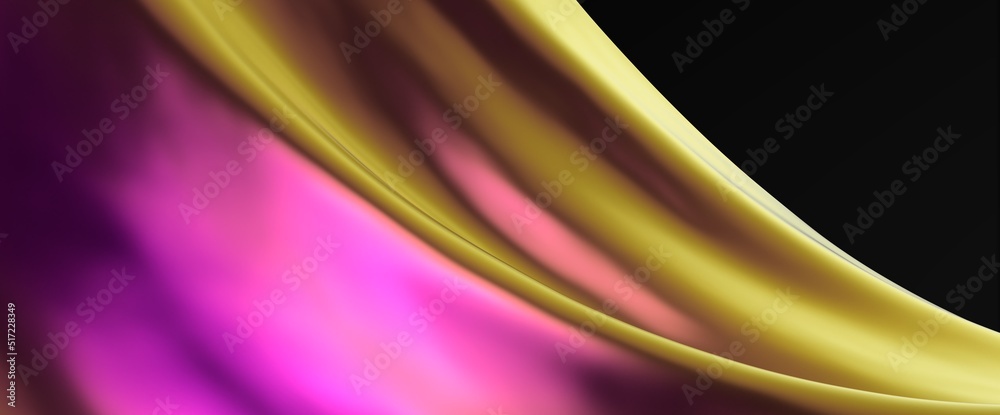 Poster Abstract fluid gradient shape flowing