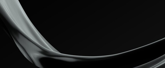 Obraz premium Abstract Rendering of High Tech Metal Structure.