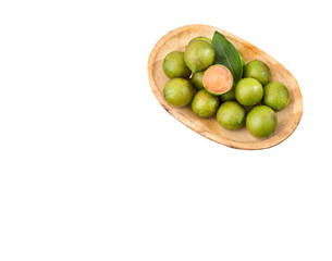 Delicious Tropical Fruit Mamoncillo - Melicoccus bijugatus.