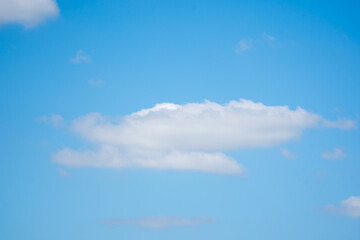 Blue sky and white clouds on daytime