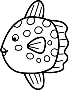 recommend clip art: Cute sunfish