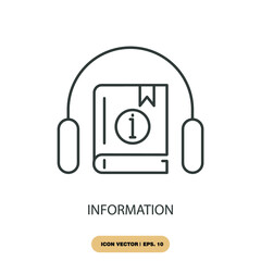 information icons  symbol vector elements for infographic web