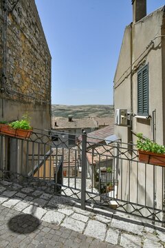 The Italian Village In The Province Of Matera.