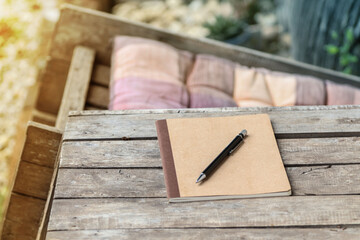 book on table