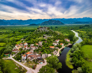 Zabljak Crnojevica on Skadar lake