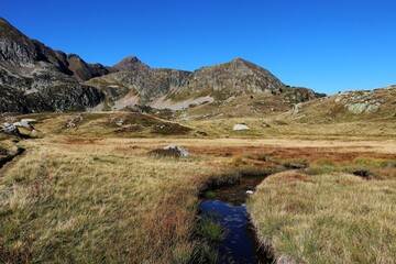 little river in the mountains