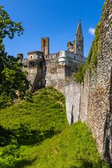 Obraz premium Chateau du Plessis Mace, Pays de la Loire, France