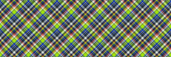 Checkered pattern fabric design. Plaid pattern vector background.