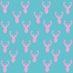 vector, pattern, illustration, animal, christmas, deer, cartoon, reindeer, seamless, design, decoration, symbol, silhouette, winter, xmas, nature, art, card, holiday, icon, texture, people, baby, wall
