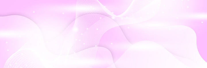 Pink technology digital banner design. Design modern luxury futuristic technology background. Game tech wide banner vector illustration. Hi tech digital communication. Abstract tech background.