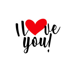 Love word hand drawn lettering. Modern calligraphy script love text. Vector illustration. Design for printing on shirts, posters, banners. Pink color text on white background. nice print for t-shirt