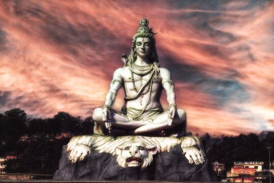 God Shiva in meditation images