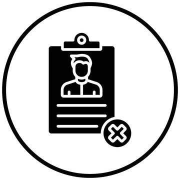 Bad Resume CV Icon Style