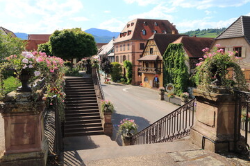 Bergheim, dans le vignoble d'Alsace, un des plus beaux villages de France