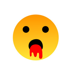 Emoji sticker vector 