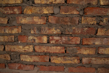 red brick wall