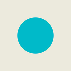 Full or New Moon vector flat icon