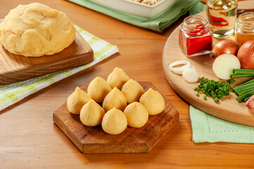 Brazilian chiken croquette - Coxinha de frango