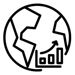 business, bar, chart, graph, world