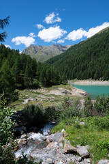 Scorcio del Lago Pian Pal&ugrave; - Val di Pejo - Trentino Alto Adige