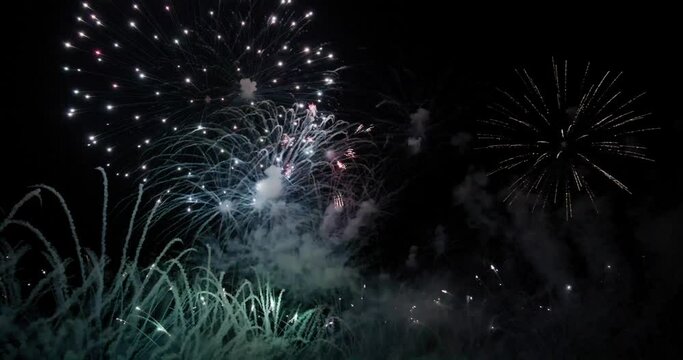 Firework festival in Penghu of Taiwan
