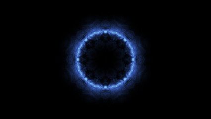 Geometric Minimalistic Background - Shape illustration with fire FX for scifi images and texts